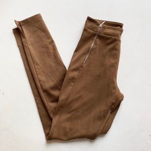 Skinny high waisted Tan pants